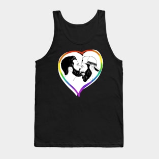 Love is love - the kiss - pride edition Tank Top